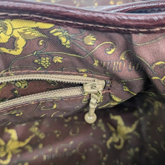 Celeber PIERO GUIDI Vintage Purse Collectors Bag Italy Leather Silk Key Lock - Picture 14 of 16